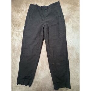 Ann Taylor Dress Pants Womens 8 Petite Black In Wool Trouser Preppy